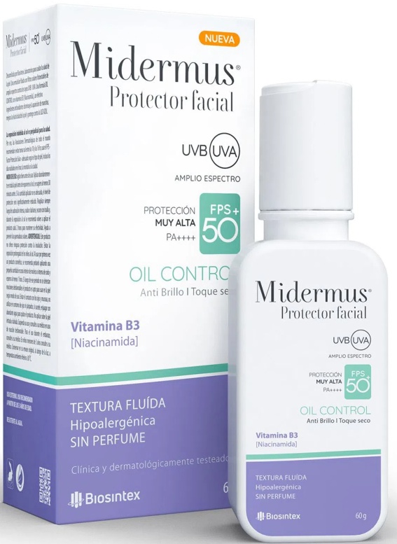 Midermus Protector Facial FPS50+ Oil Control