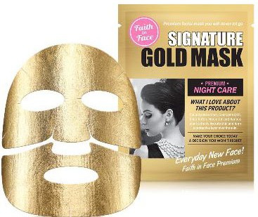 Faith in Face Signature Gold Mask
