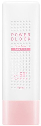 A'pieu Power Block Tone Up Sun Base SPF50+ Pa++++ Pink