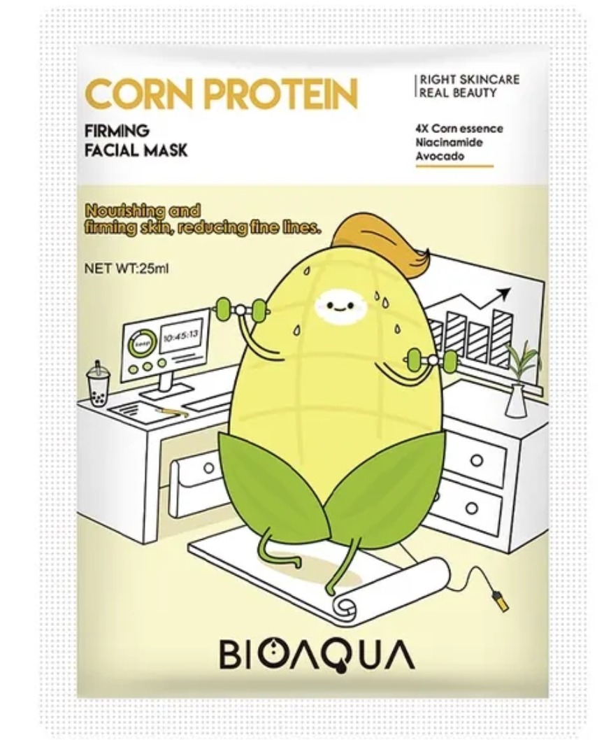 BioAqua Corn Protein Firming Facial Mask