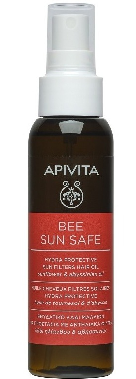 Apivita Bee Sun Safe Hydra Protective Sun Filters Hair Oil