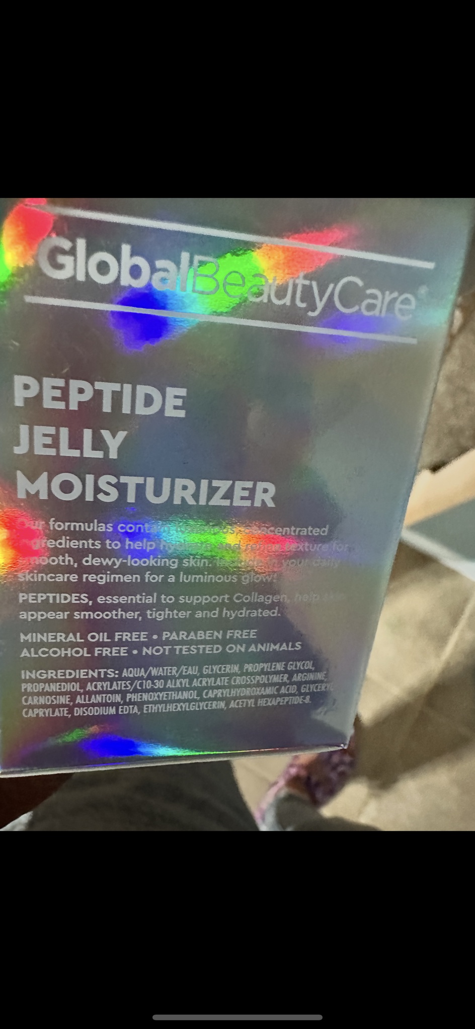 Global Beauty Care Peptide Jelly Moisturizer