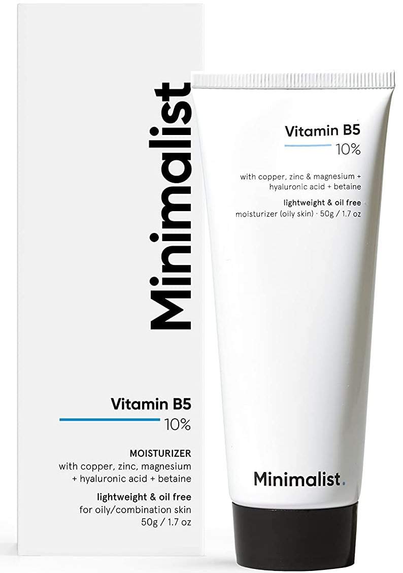 Be Minimalist Vitamin B5 10% Moisturizer ingredients (Explained)