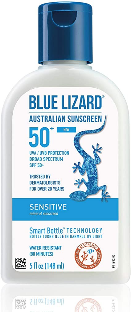 Blue Lizard Sensitive Mineral Sunscreen SPF 50+