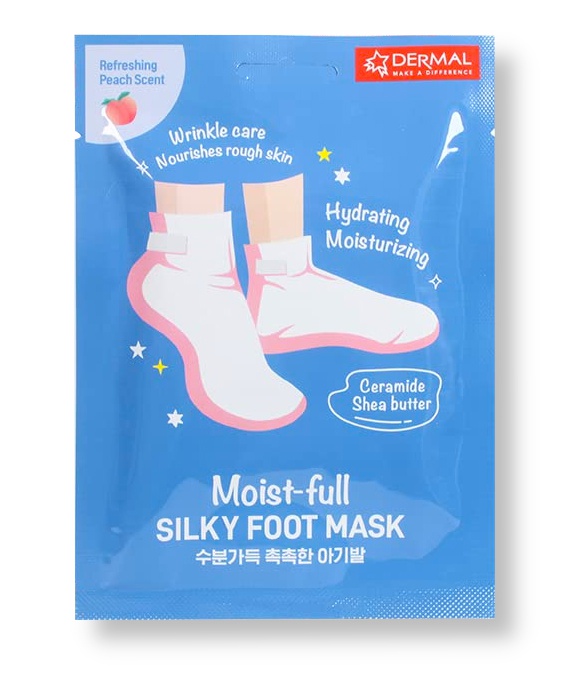 Dermal Moist-full Silky Foot Mask