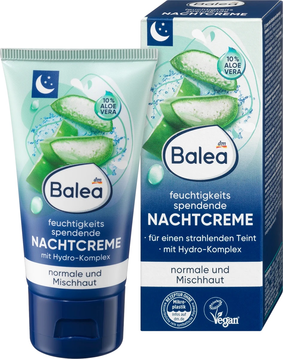 Balea Feuchtigkeits Spendende Nachtcreme