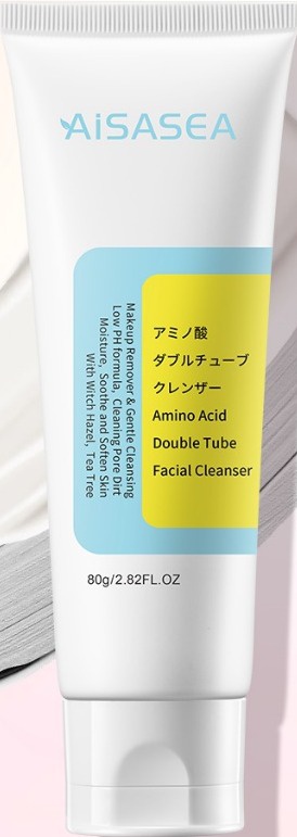 AISASEA Amino Acid Double Tube Facial Cleanser