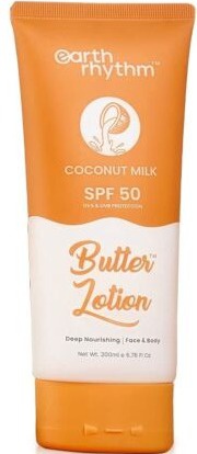 Earth Rhythm Coconut Milk Butter Body Lotion SPF 50