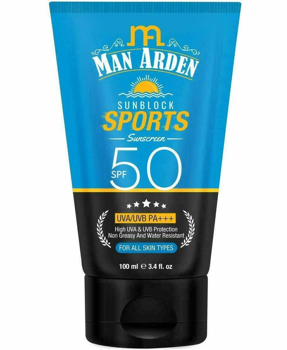 Man arden Sunblock Sports Sunscreen SPF 50