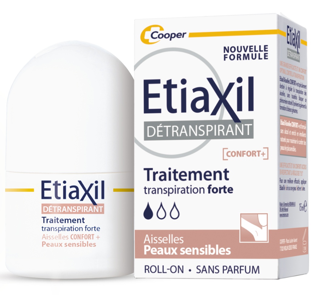 Etiaxil Anti-Transpirant Comfort+ Peaux Sensibles