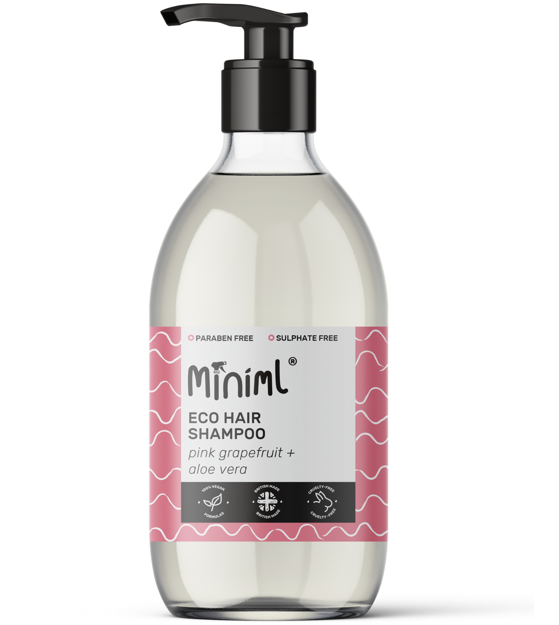 Miniml Hair Shampoo - Pink Grapefruit + Aloe Vera