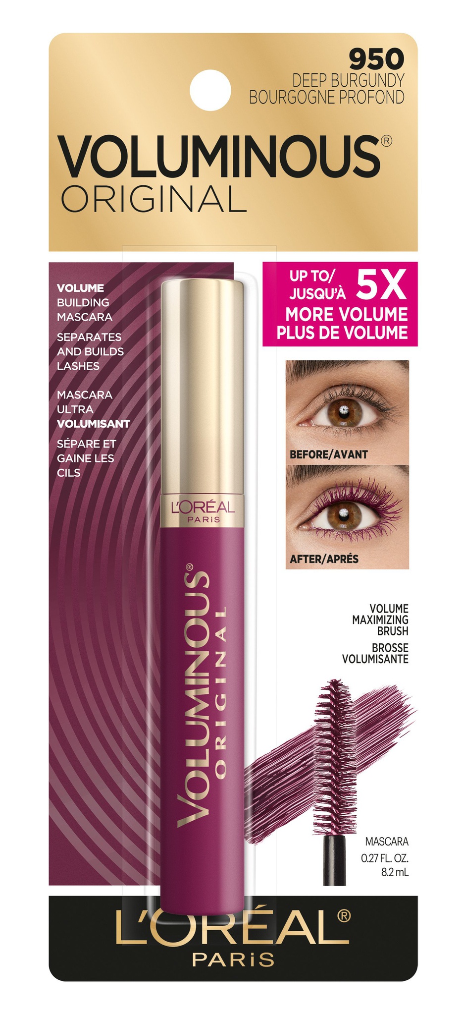 L'Oreal Voluminous Mascara Deep Burgundy