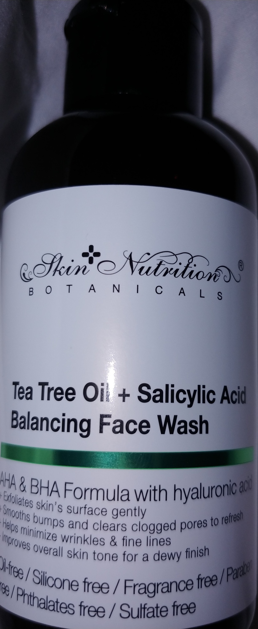 Skin nutrition botanicals Tea Tree Oil + Salicylic Acid Balancing Face Wash