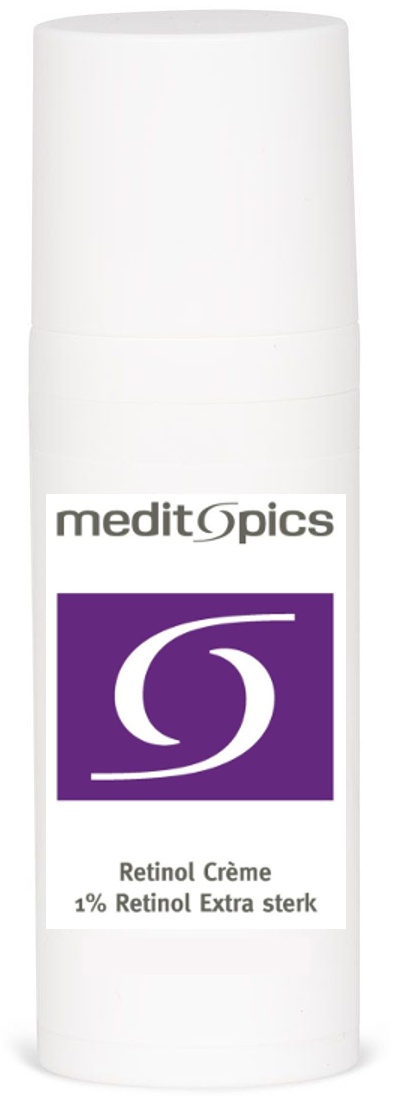 Meditopics Retinol Crème 1% Retinol Extra Sterk