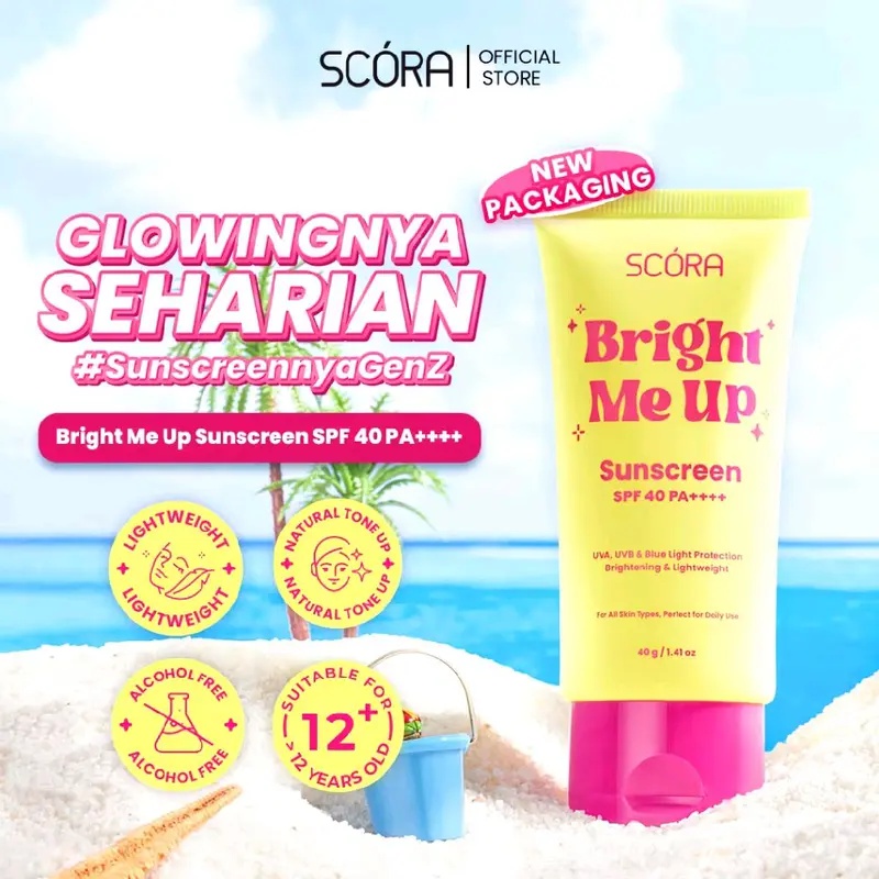 Scora Bright Me Up Sunscreen SPF 40 Pa++++