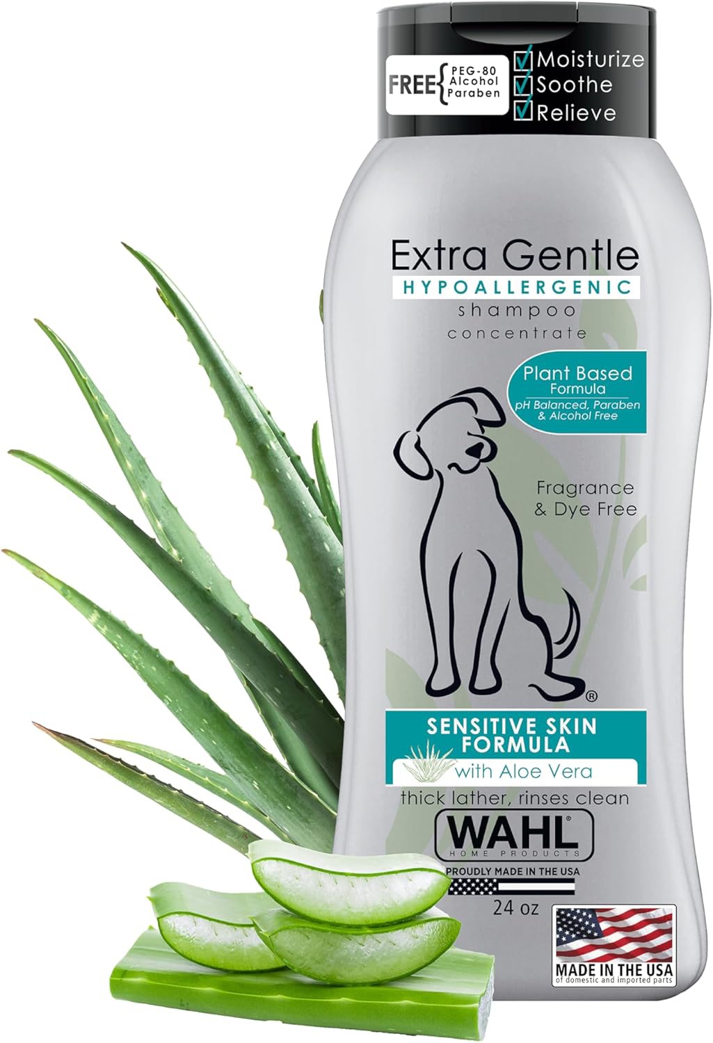 Wahl Extra Gentle Hypoallergenic Dog Shampoo