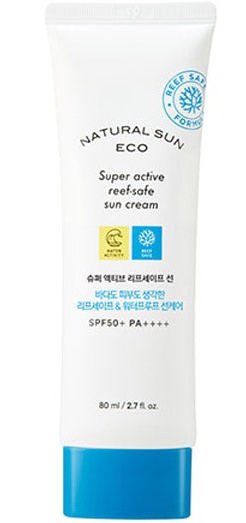 The Face Shop Natural Eco Sun Super Active Reef-safe Sun Cream