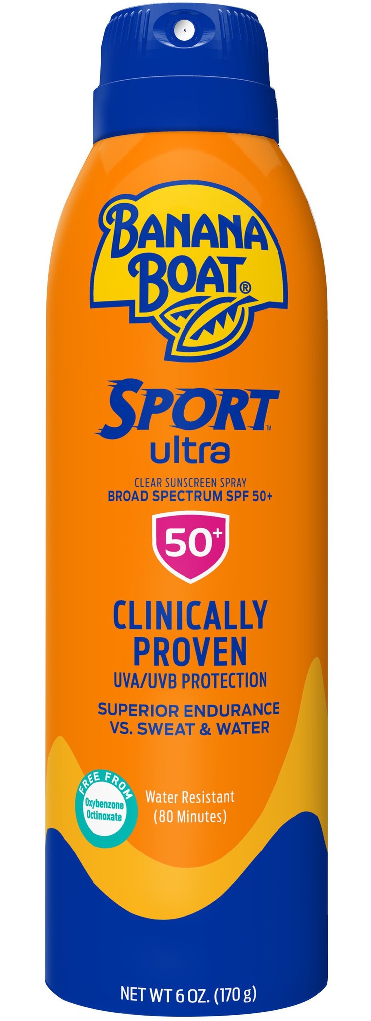 Banana Boat Sport Ultra Broad Spectrum SPF 50+ Clear Sunscreen Spray