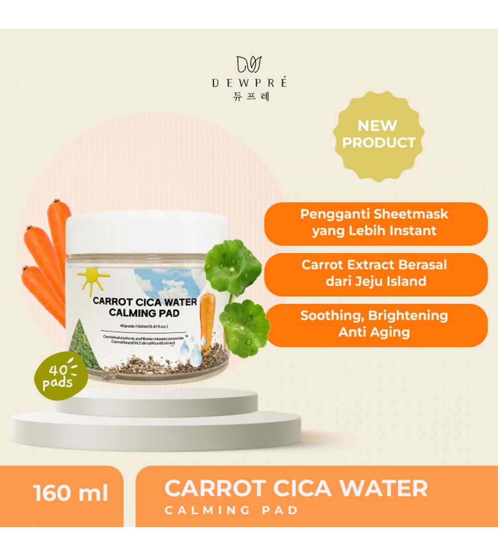 Dewpre Carrot Cica Water Calming Pad