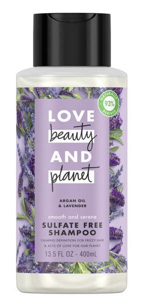 Love beauty and planet Sulfate Free Shampoo Argan Oil And Lavender