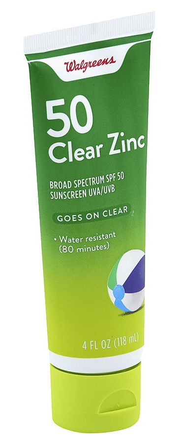 Walgreens Clear Zinc Broad Spectrum SPF 50 Lotion