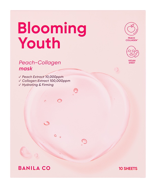 Banila Co Blooming Youth Peach Collagen Mask