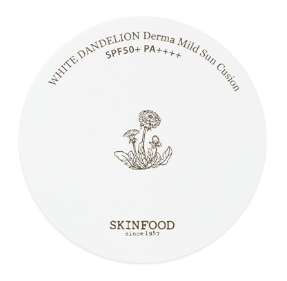 Skinfood White Dandelion Derma Mild Sun Cushion SPF50 + Pa ++++