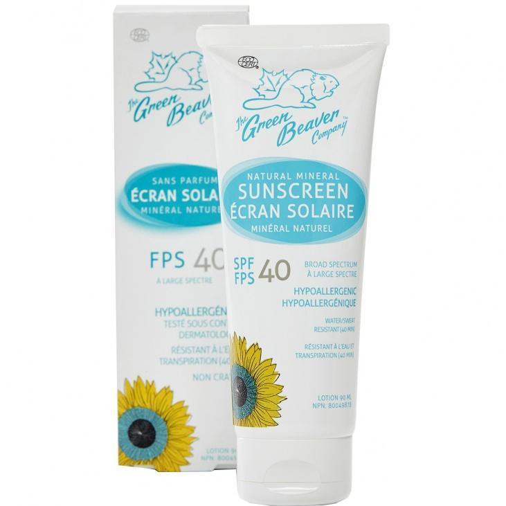 The Green Beaver Company Adult Natural Mineral Sunscreen Lotion Spf 40