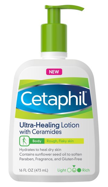Cetaphil Ultra-Healing Lotion With Ceramides For Dry, Rough, Flaky Skin