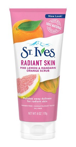 St Ives pink lemon and mandarin orange scrub 