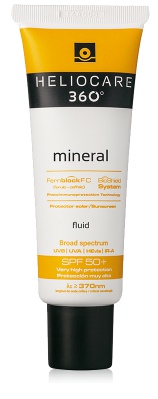 heliocare 360 mineral fluid spf 50 ingredients