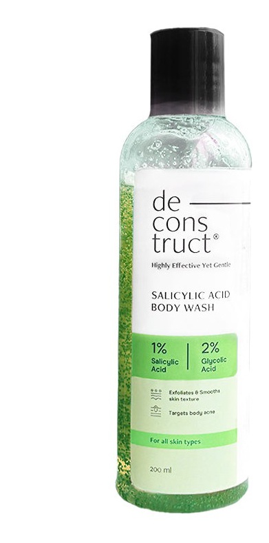 Deconstruct 1% Salicylic Acid Body Wash For Body Acne With 2% Glycolic Acid