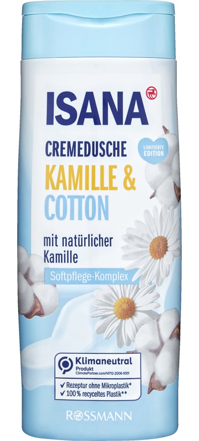 Isana Cremedusche Kamille & Cotton