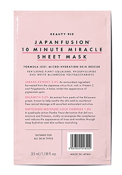 Beauty Pie Japan Fusion 10 Minute Sheet Mask