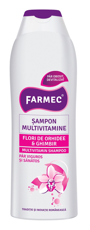 Farmec Romania Sampon Multivitamine Cu Orhidee Si Ghimbir