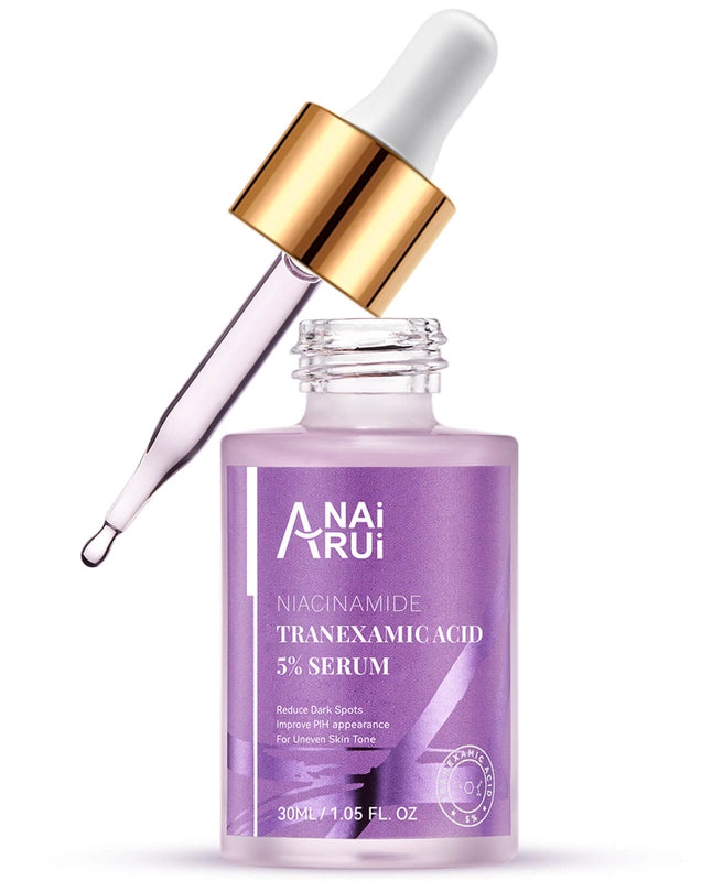 Anai Rui 5% Tranexamic Acid Serum With Niacinamide, Kojic Acid, Arbutin, Reduce Dark Spot, Pih, For Uneven Skin Tone