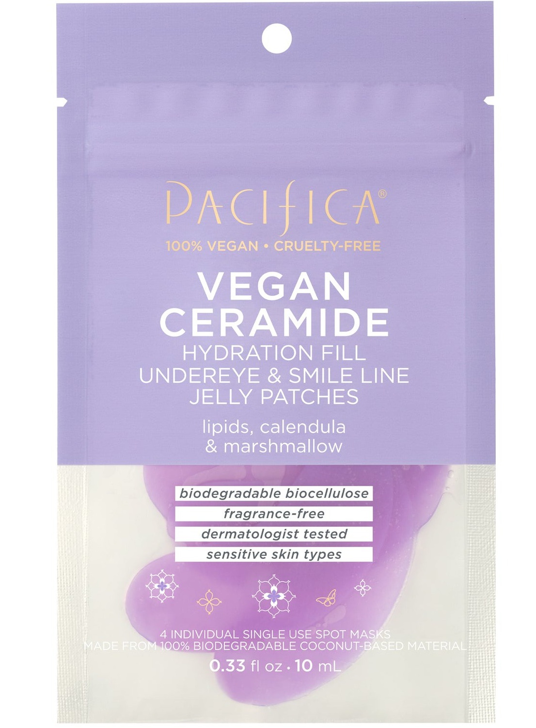 Pacifica Vegan Ceramide Hydration Under Eye & Smile Line Jelly Patches