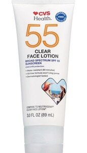CVS Health SPF 55 Clear Face Lotion