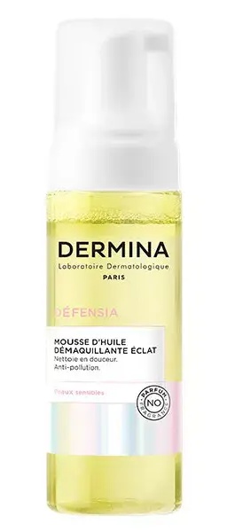 Dermina Mousse D'huile Nettoyante Éclat