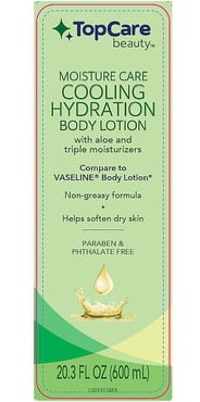 Top Care Body Lotion, Cooling Hydration