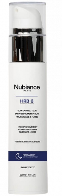 Nubiance Paris Hyperpigmentation Corrector Face & Hands Hrb-3, Night Formula