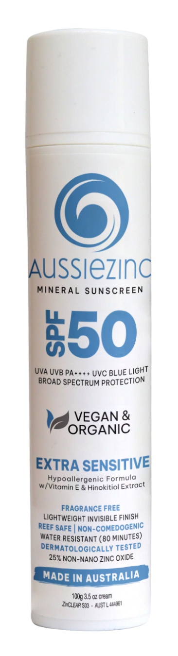 AussieZinc Mineral Sunscreen Extra-sensitive SPF50+
