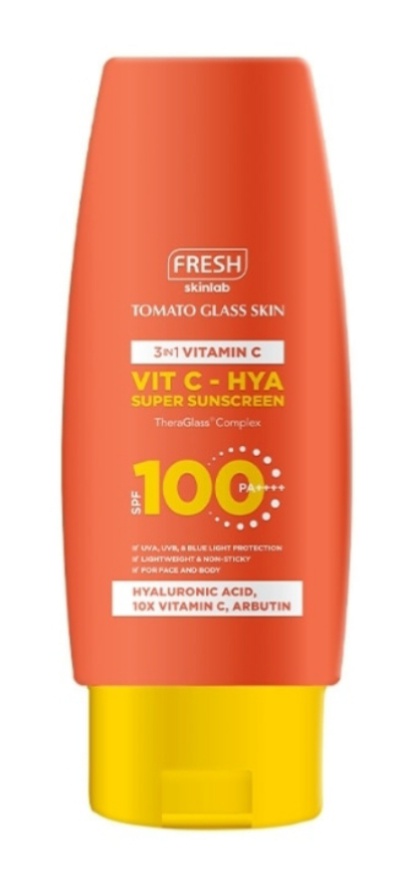 Fresh Skinlab Tomato Glass Skin Vit C - Hya Super Sunscreen