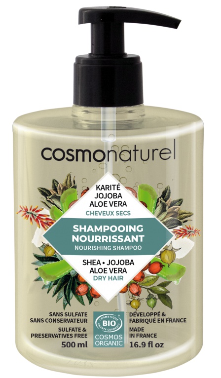 Cosmo naturel Shampooing Nourrissant Cheveux Secs Bio