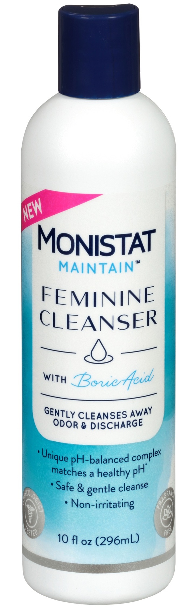 Monistat Feminine Cleanser With Boric Acid, Fragrance Free