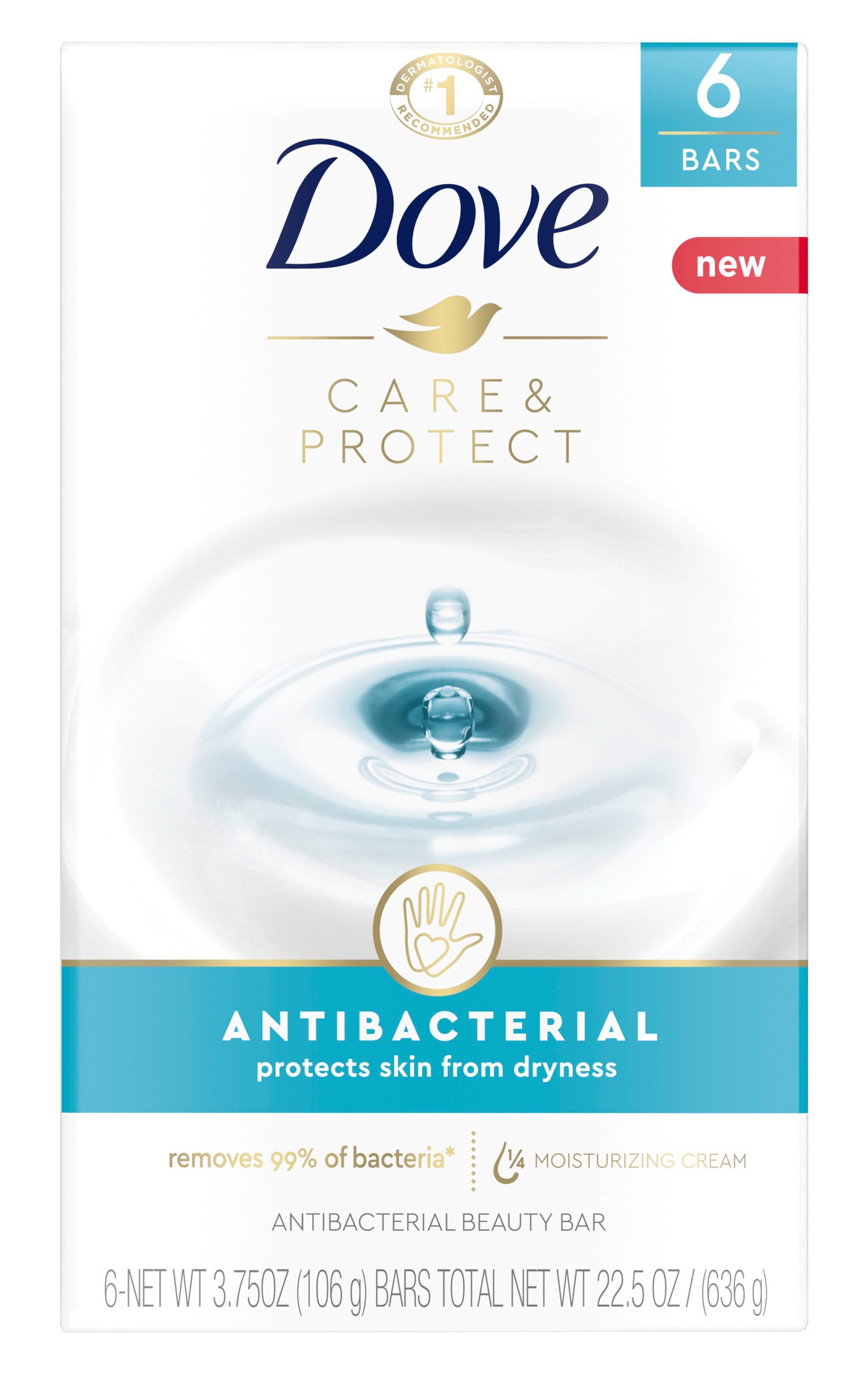 Dove Care & Protect Antibacterial Soap Bar