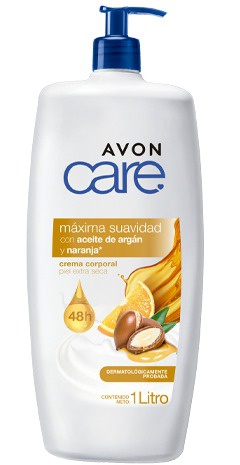 Avon Care Máxima Suavidad Aceite De Árgan Y Naranja