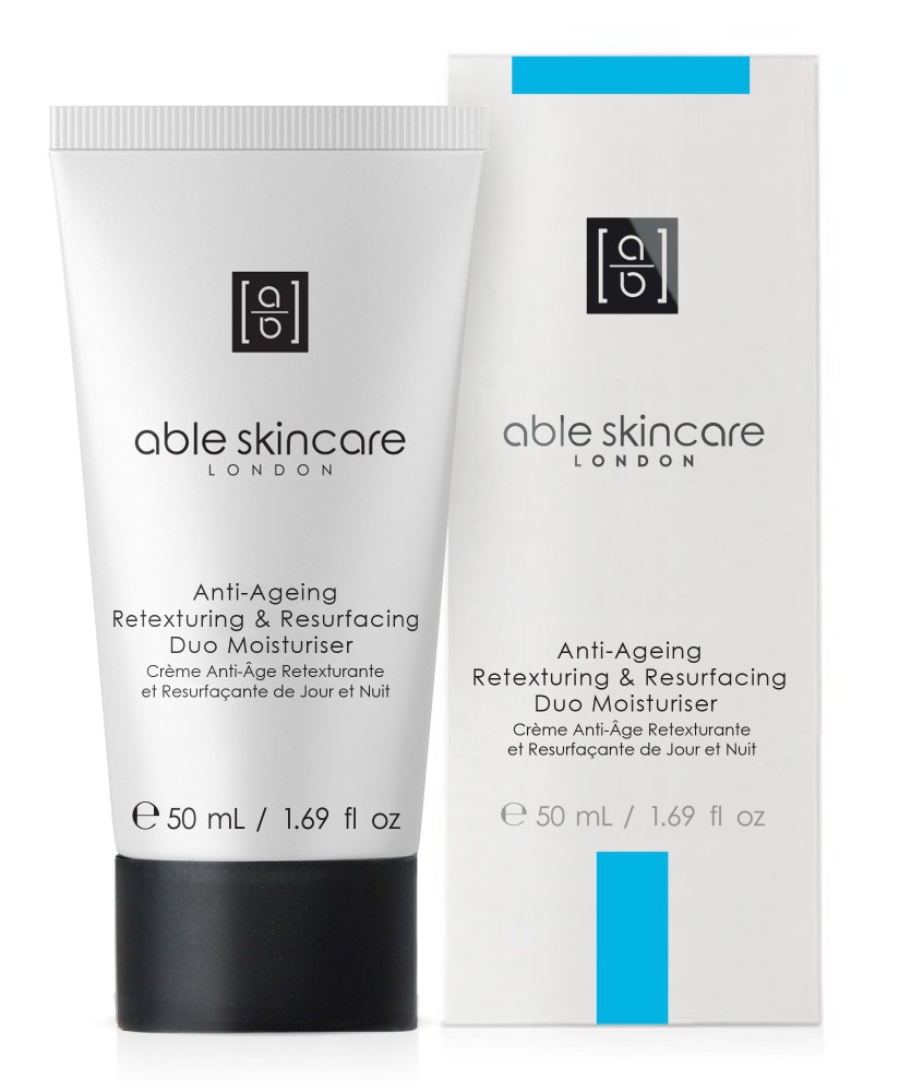 Able Skincare Anti-ageing Retexturizing & Resurfacing Duo Moisturiser