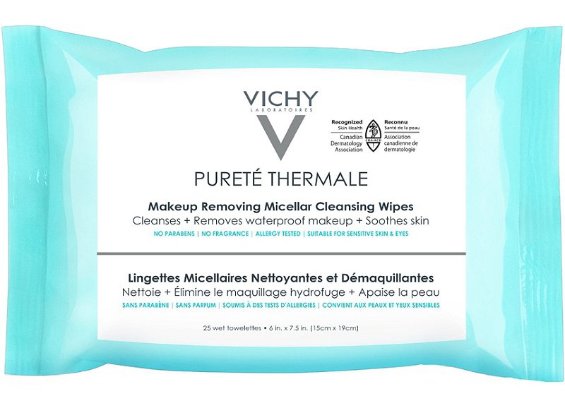 Vichy Pureté Thermale Makeup Remover Micellar Cleansing Wipes