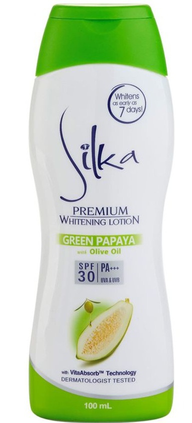 Silka Green Papaya Premium Whitening Lotion SPF 30